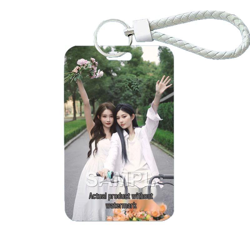 Zhou Shiyu Wang Yi Support Merchandise: Campus Meal Card, Star Card Holder & Pendant with Transparent Window