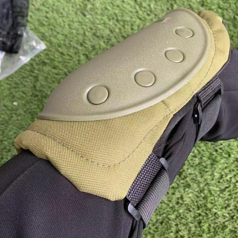 Shockproof TPE Knee Pads Elbow Pads 600D Waterproof PVC Adjustable Velcro Maximum Protection for Running Cycling Hiking Skiing