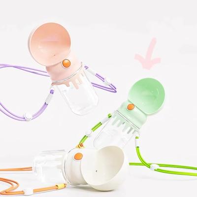 Портативная бутылка для воды для домашних животных с ремешком, Поилка для путешествий на открытом воздухе для собак и кошек