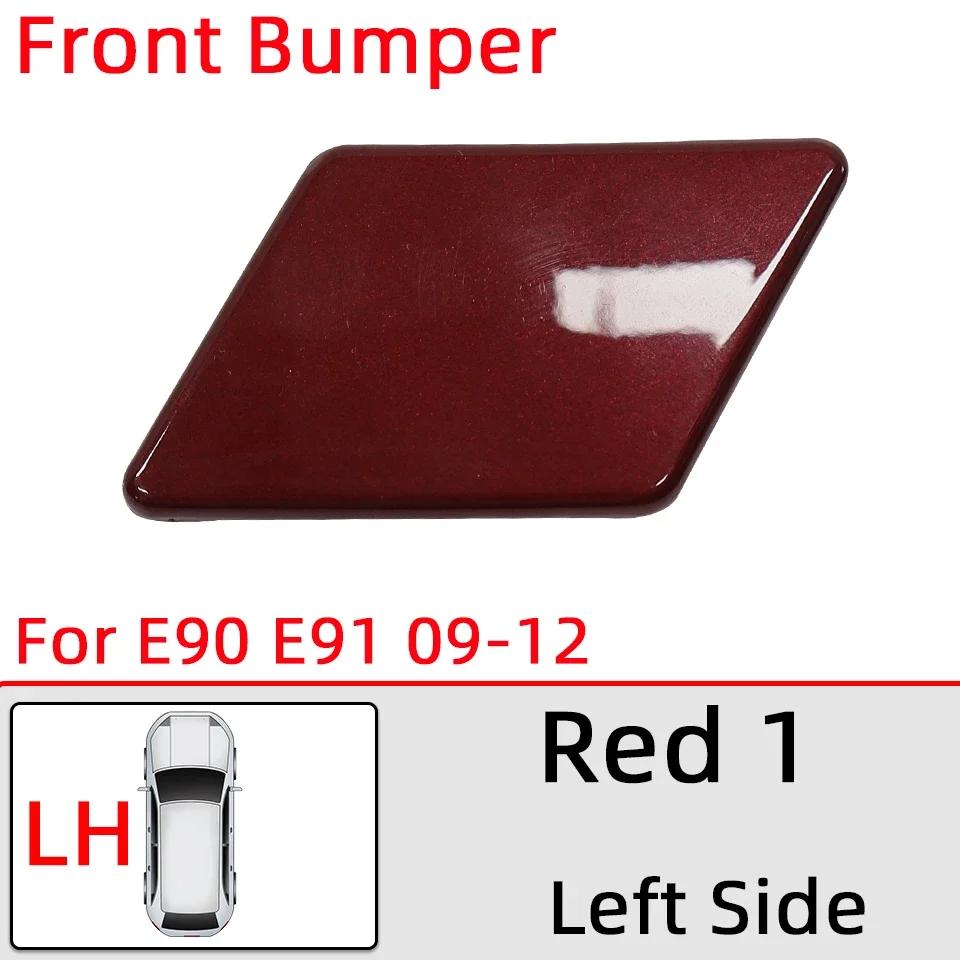 Headlamp Washer Nozzle Cover For BMW 320 325 328 330 335 E90 E91 LCI 2005-2008 2009-2012 Car Headlight Water Spray Lid Painted