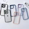 Luxury Silicone Bumper Clear Acrylic Shockproof Case For iPhone 14 13 12 11 Pro Max Metal Camera Ring Cover