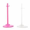 10PCS 1/6 Dolls Stand Display Holder for Plastic Transparent Pink Hangers Stand Doll Dress Clothes Accessories 3 Colors