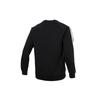 Adidas Originals 3 Stripes Sweatshirts Men's Black Crew Neck Moderate Regular (Unisex) Sweatshirts GN3487