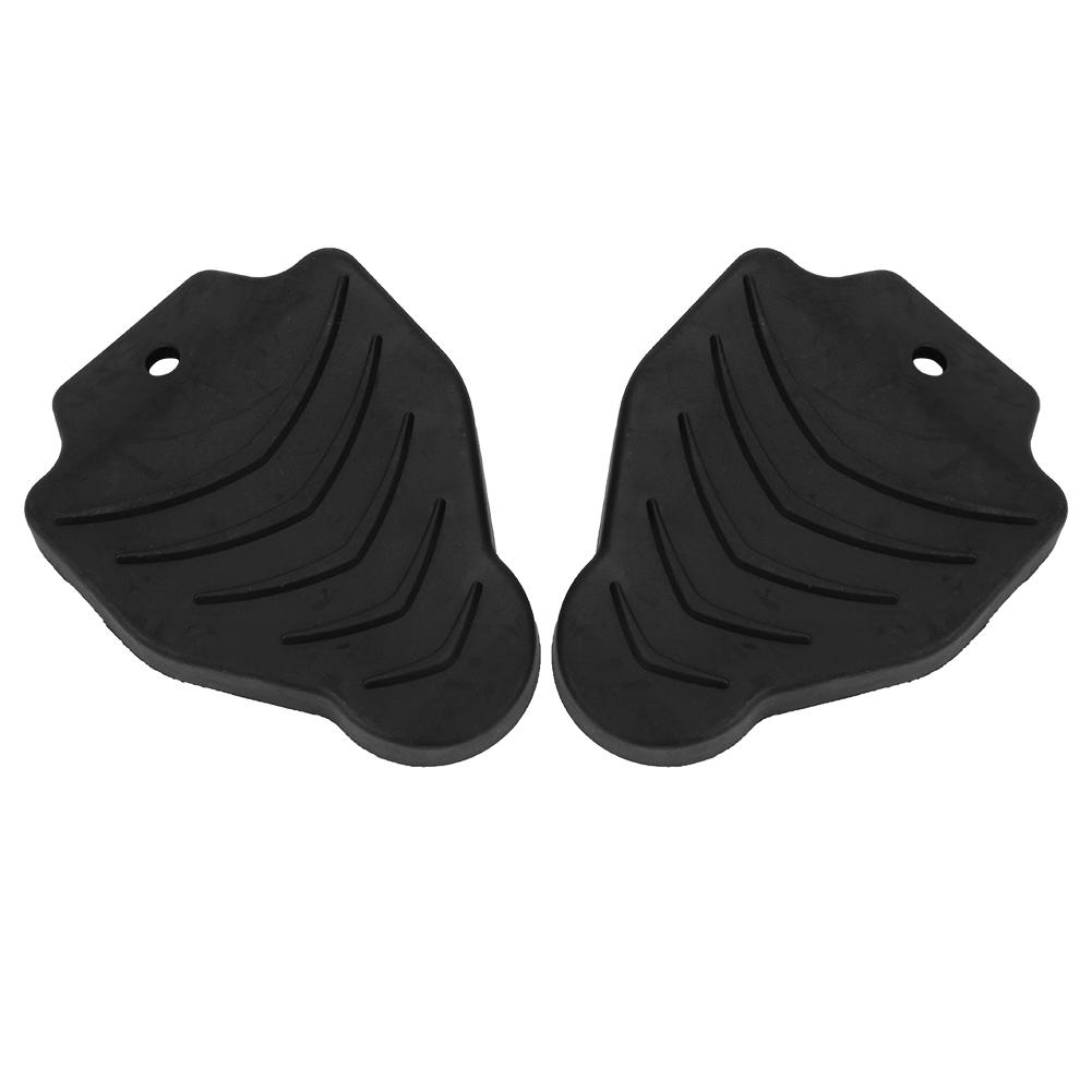 1 Pair Black Bike Pedals Cleats Protector Protective Cover Compatible for Look Delta