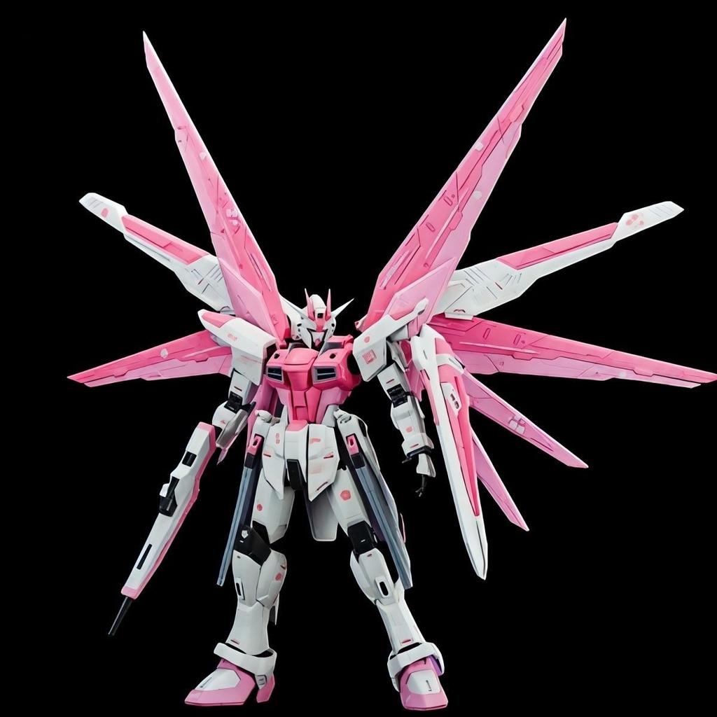 SUPA FM1/100 Statue Freedom Sakura Pink Colorway Shanghai Mech Assembly Model Kit Action Figures Desktop Ornament Boy Puzzle Toy