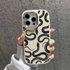 N72 Black Gold Snake Art Soft Back Cover for Samsung S24 Ultra A14 iPhone 16 Pro Max Xiaomi Redmi Note13 Plating Frame Camera Protector Case