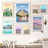 Paris Brussels City French Belgium Wall Art Canvas Painting Nordic Posters And Prints Decoration Pictures For Living Room Home