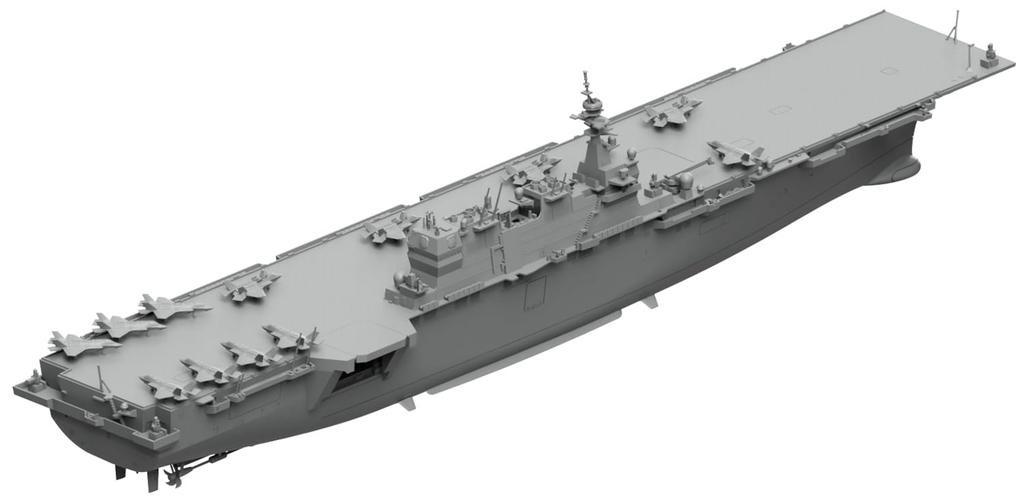 Морской эсминец Kaga серии Pit Road Skywave 2024 с 1-й пластиковой моделью STOVL J108 1/700 Самооборона DDH-184 (Экипированный боец,