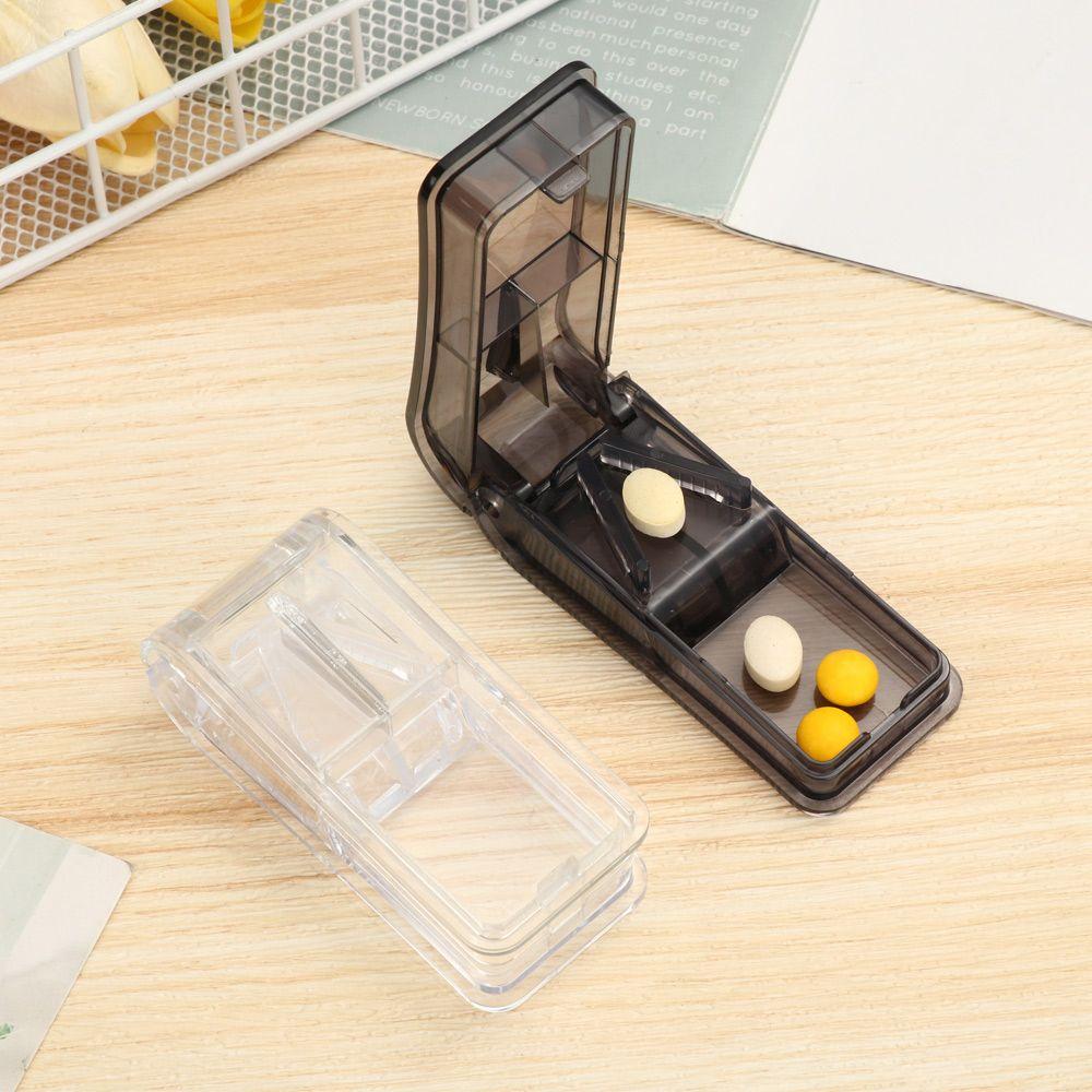 Storage Medicine Slicer for Small or Large Multiple Pill Cutter Mini Pill Splitter Tablet Divider