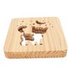 Cute Cat Shape 3D Wood Light LED Light Night Light Lamp Wooden Night Lights  Home Decor