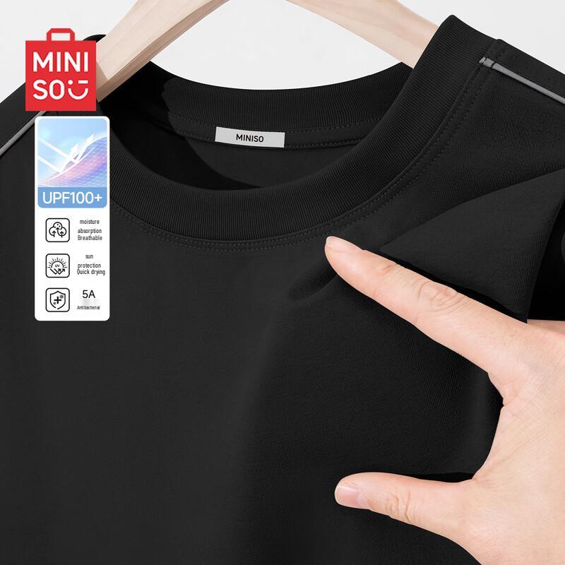 MINISO Мужская спортивная футболка с коротким рукавом