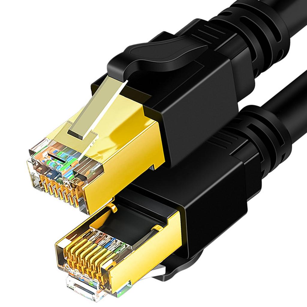 Сетевой кабель Cat 8, 40 Гбит/с, высокая скорость, 2000 МГц, двойное экранирование, 26 AWG, Ethernet-шнур Cat 8 для ноутбука, роутера