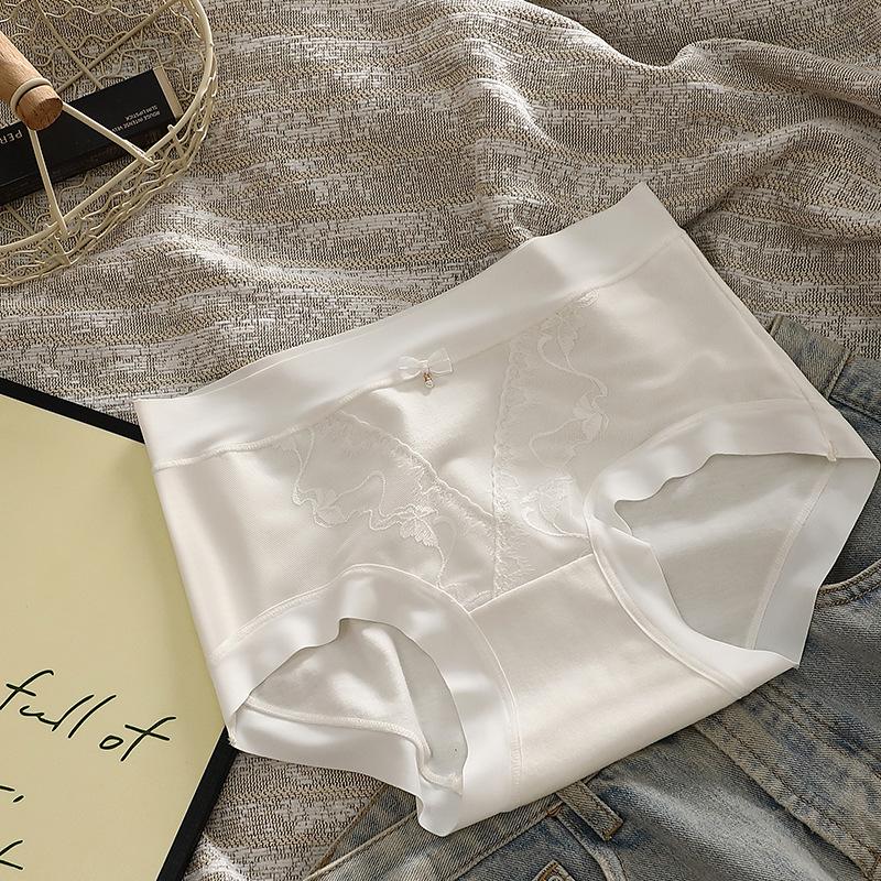 Xinjiang Cotton 7A Antibacterial Women's Pure Cotton Underwear Baby Cotton All-cotton Crotch Mid-waist Briefs