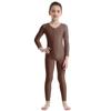 Children's Ballet Gymnastics Leotard Dance Costume Girls Long Sleeves Jumpsuit Bodysuit Dancewear Kids Full Body Unitard