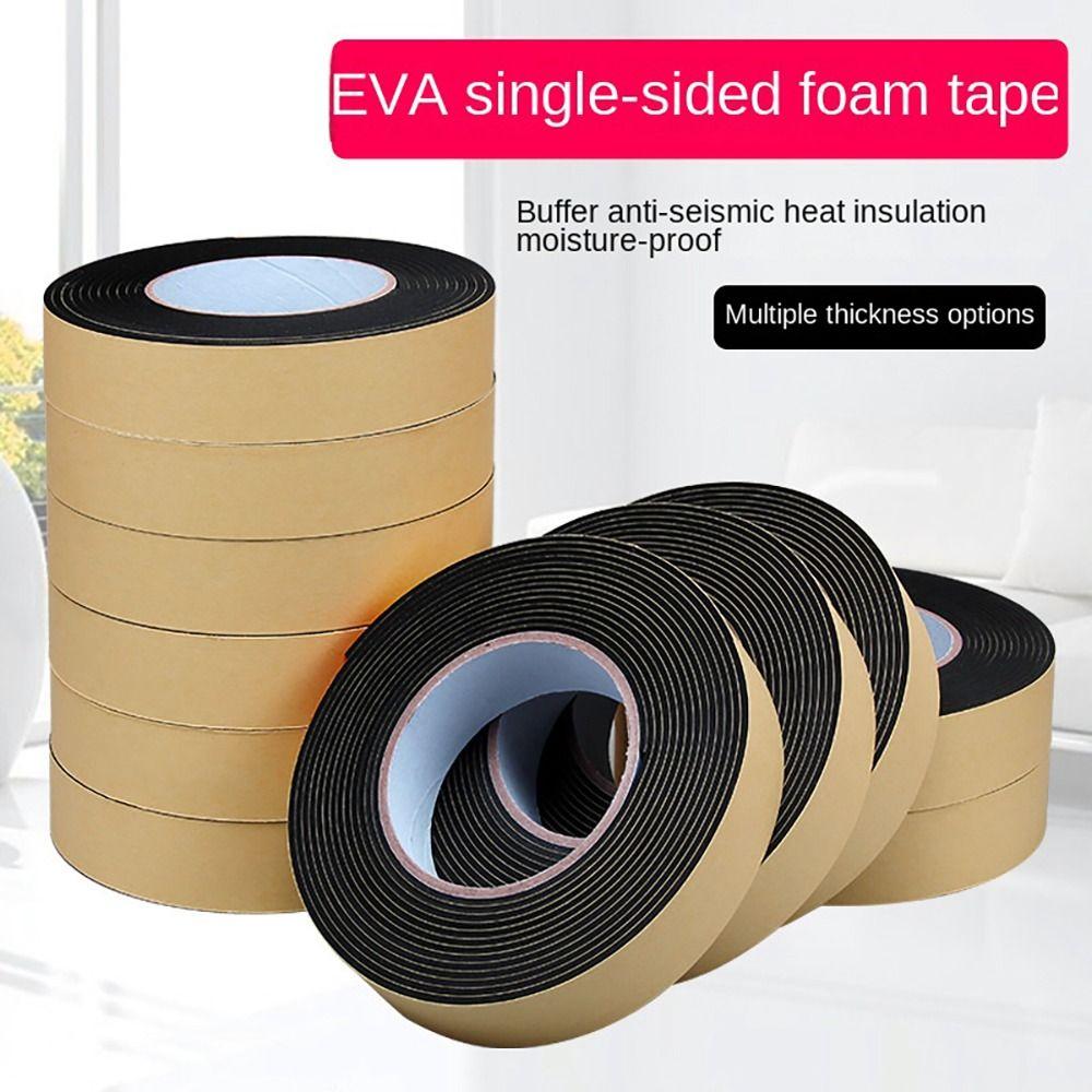 Adhesion Draught Excluder Window Door Foam Sponge Tape EVA Weather Stripping Rubber Seal Strip