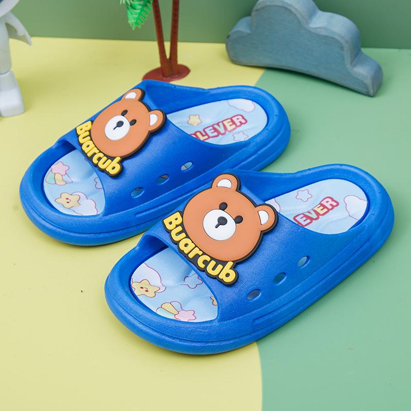 Универсальные шлепанцы из ПВХ с рисунком Four Seasons для детей - повседневные, удобные, сандалии для дома и улицы