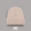 Sheep wool knitted wool hat women's autumn and winter big head circumference shows a small face, warm pile hat, ear protector, pullover hat