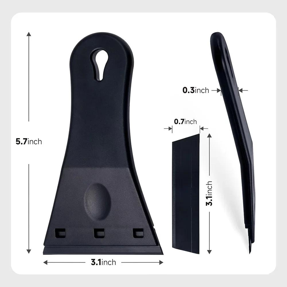 Soft Silicone Car Window Handy Squeegee Non-Scratch Auto Glass Water Wiper Drying Blade Clean Scraping Cleaner Scraper Tools