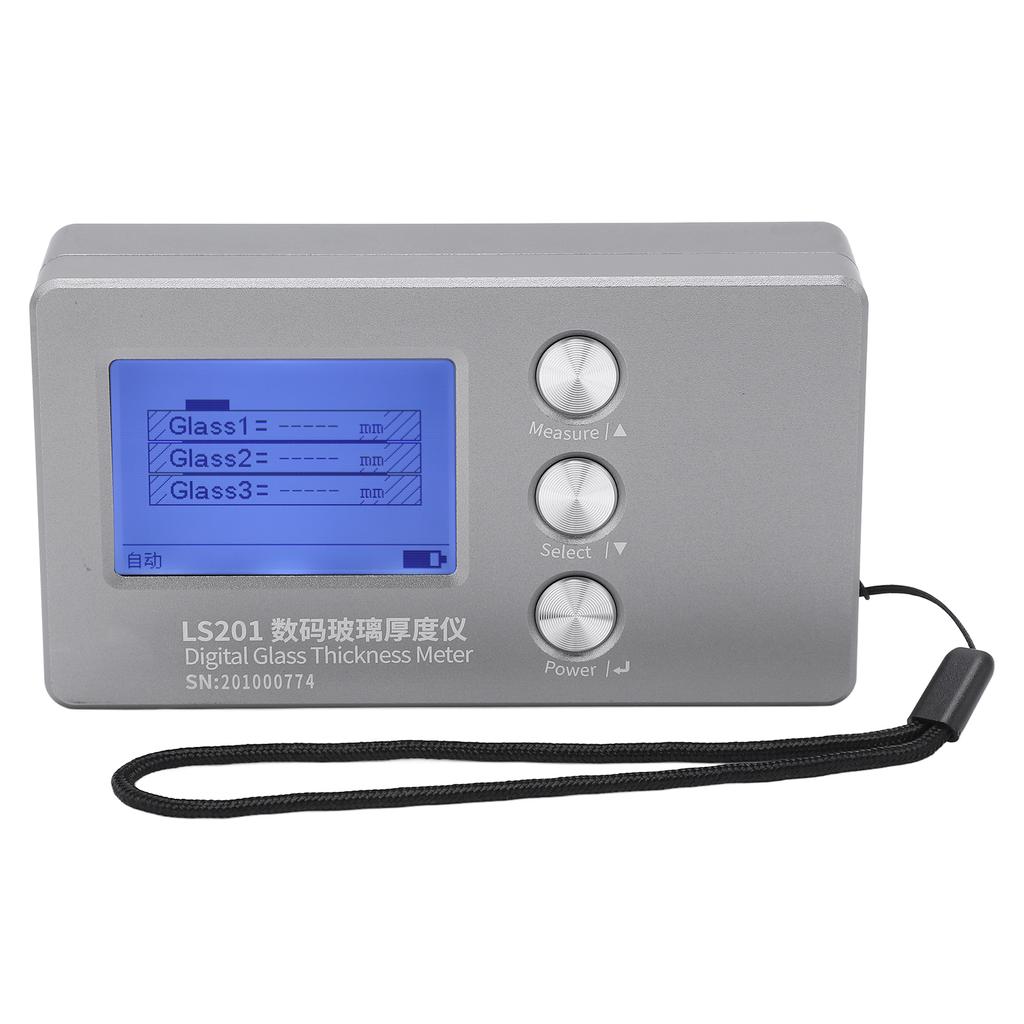 Цифровой толщиномер стекла LINSHANG NDT Высокоточный тестер толщины изоляционного стекла
