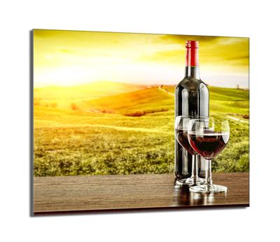Szklana Płyta Ochronna Na Kuchenkę 60x52 Wino