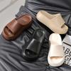 Женские летние шлепанцы на толстой подошве из ЭВА, увеличение высоты на см, супермягкие, домашние, для помещений, нескользящие, универсальные, для выхода на улицу