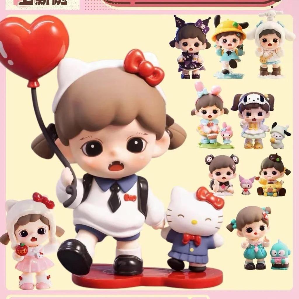 Zoraa x Sanrio Roaming Times Слепой бокс Кукла-машинка Украшение