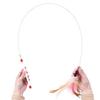 Домашний Портативный Питомец Гаджет Перо Металлическая Проволока Игрушка для Кошки Перо Колокольчик Кошачья Палочка Интерактивная Игра Товары для Питомцев