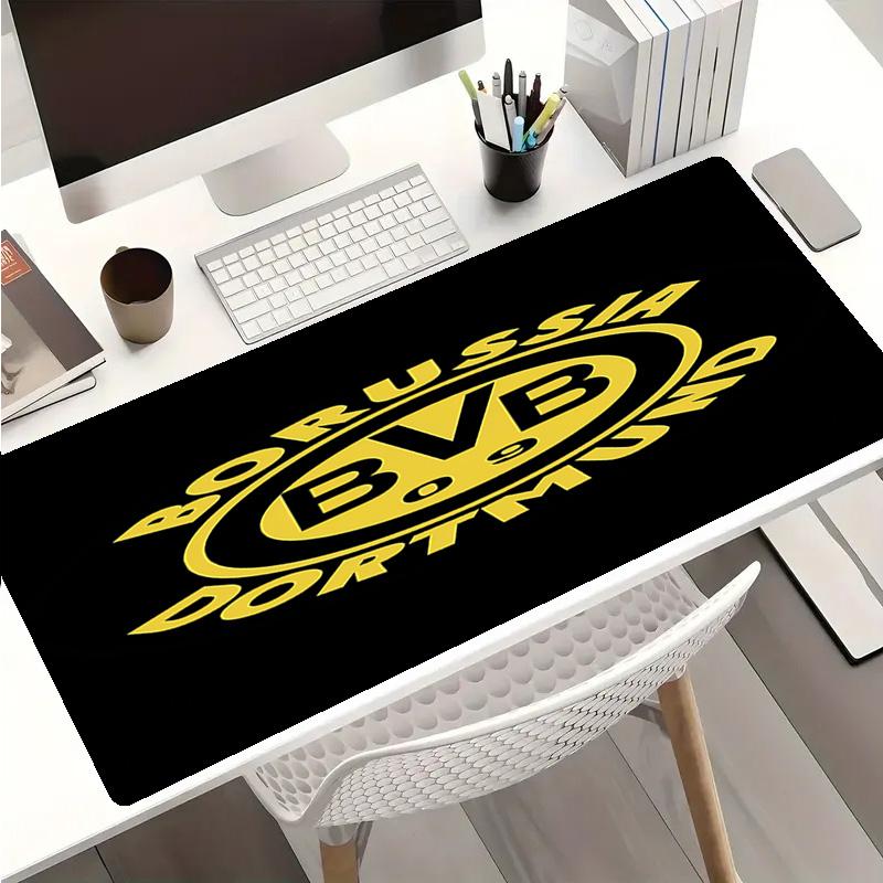 Borussia Dortmund Mouse Pad - Non-Slip Rubber Base, Smooth Surface for Work,Gaming,Office,And Home Use, Desk Mouse Pad