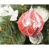 Pink Styrofoam bauble with glitter