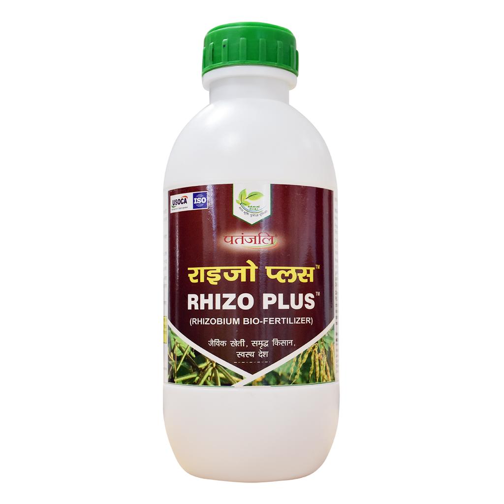 Patanjali Rhizo Plus,With Liquid Nitrogen Bio Fertilizer, Based On Symbiotic Micro Bacteria,1liter