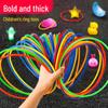 Plastic Ring Toss Game Set for Children - Perfect for Night Market Stalls, Parent-Child Fun, and Wedding Prizes