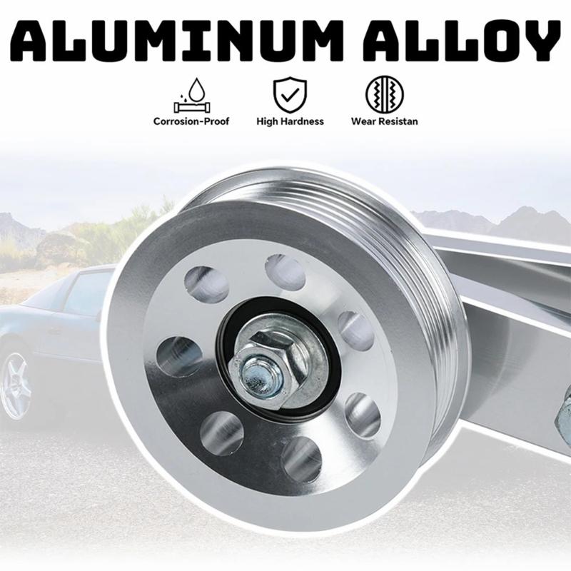 Алюминиевые автомобильные внедорожные воздушные насосы комплект шкивов насоса автомобильные аксессуары для 1985-1991 C4 L98