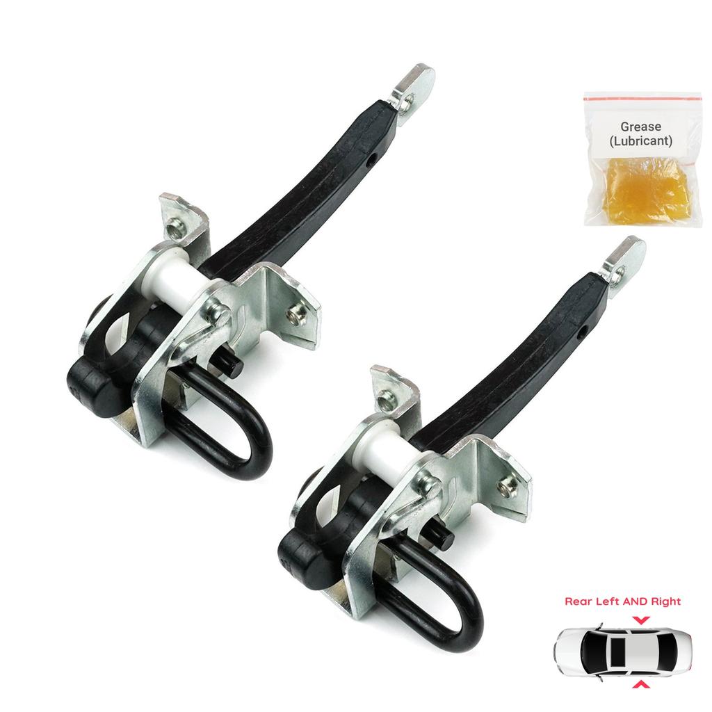 BDP1072-1 2 Pieces Rear Left AND Right Door Hinge Brake Stop Check Strap Limiter Protection Lever Arm for BMW 7 Series E38 1994-2001 51228234605