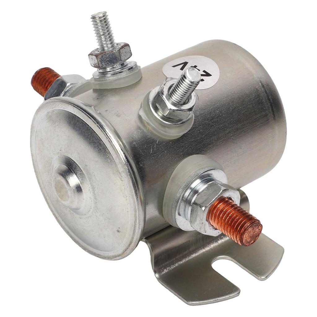 200A 24V Motor Starter Relay 1114208 Dustproof Starter Relay Solenoid for Winches Boats Club Car