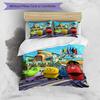 3pcs Chuggington pattern bedding set duvet cover set includes duvet cover &pillowcases, perfect all season bedroom decoration & gift