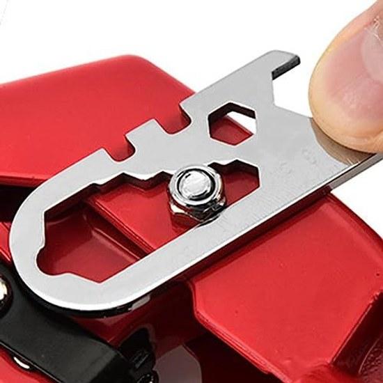 Брелок Мультитул Многофункциональный Гаечный Ключ Инструмент Для Приключений На Открытом Воздухе Креативный Компактный Карточка Портативный Внутренний Внешний Шестигранник Прочный Ремонт Домашнее Садоводство