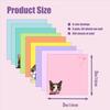Creative Cat Sticky Notes: Strong Adhesive, Colorful Strips, Cute Small Notebook for Students