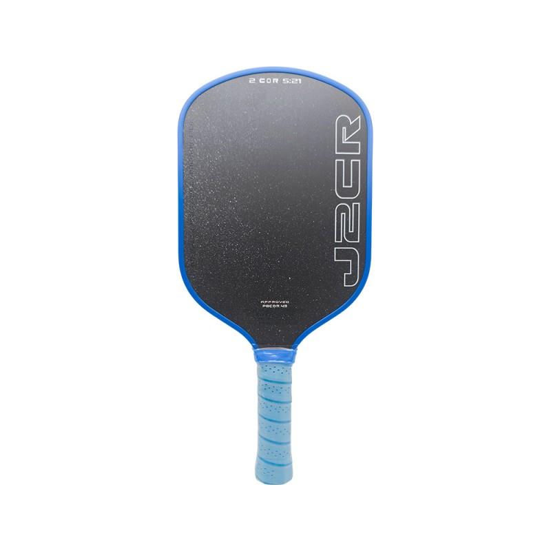Carbon Fiber Pickleball Paddle Blue Sandblasted Surface EPP Foam Core Lightweight Pro Performance