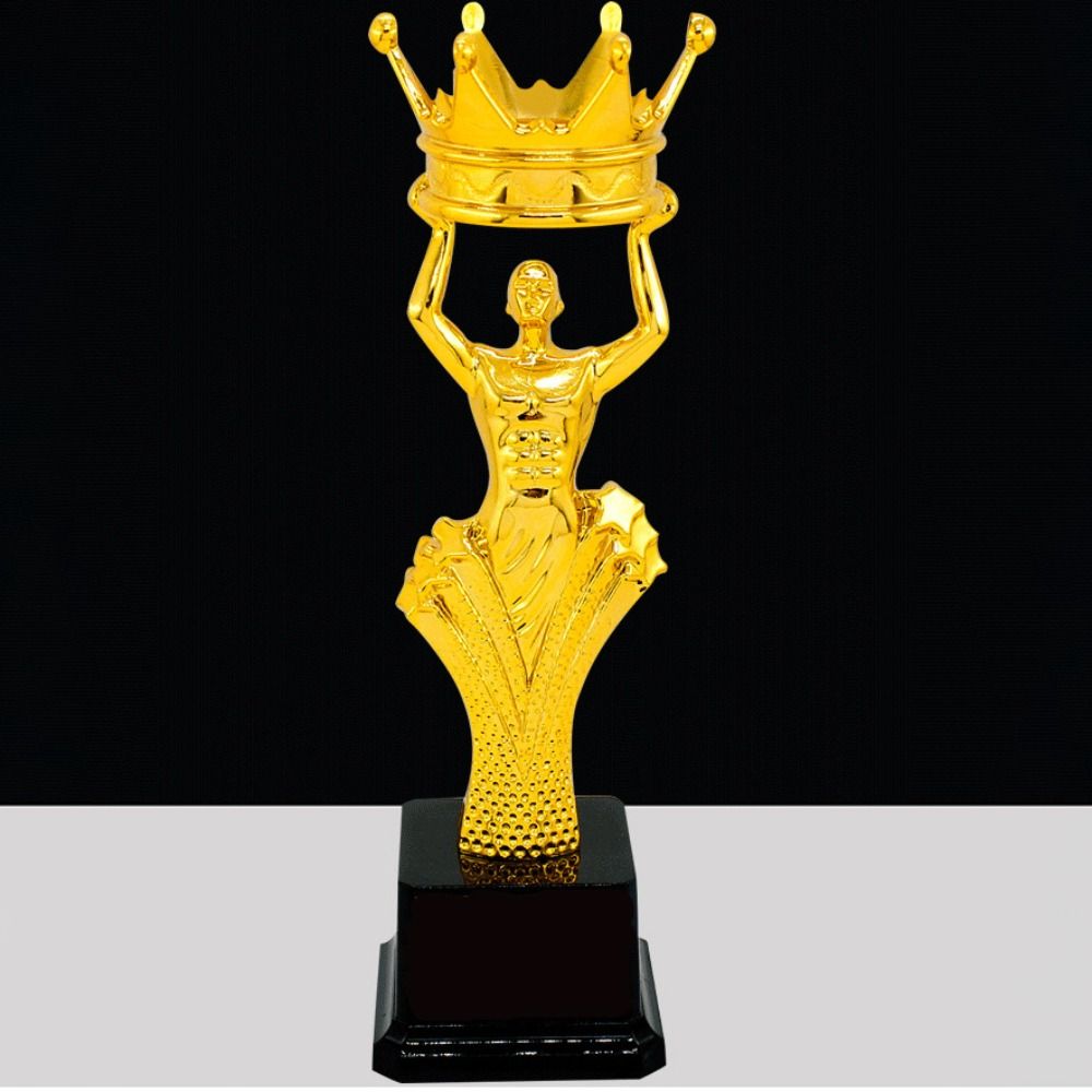 Plastic Award Trophy Models Craft Souvenirs Golden Player Award Championship Trophy  School Events