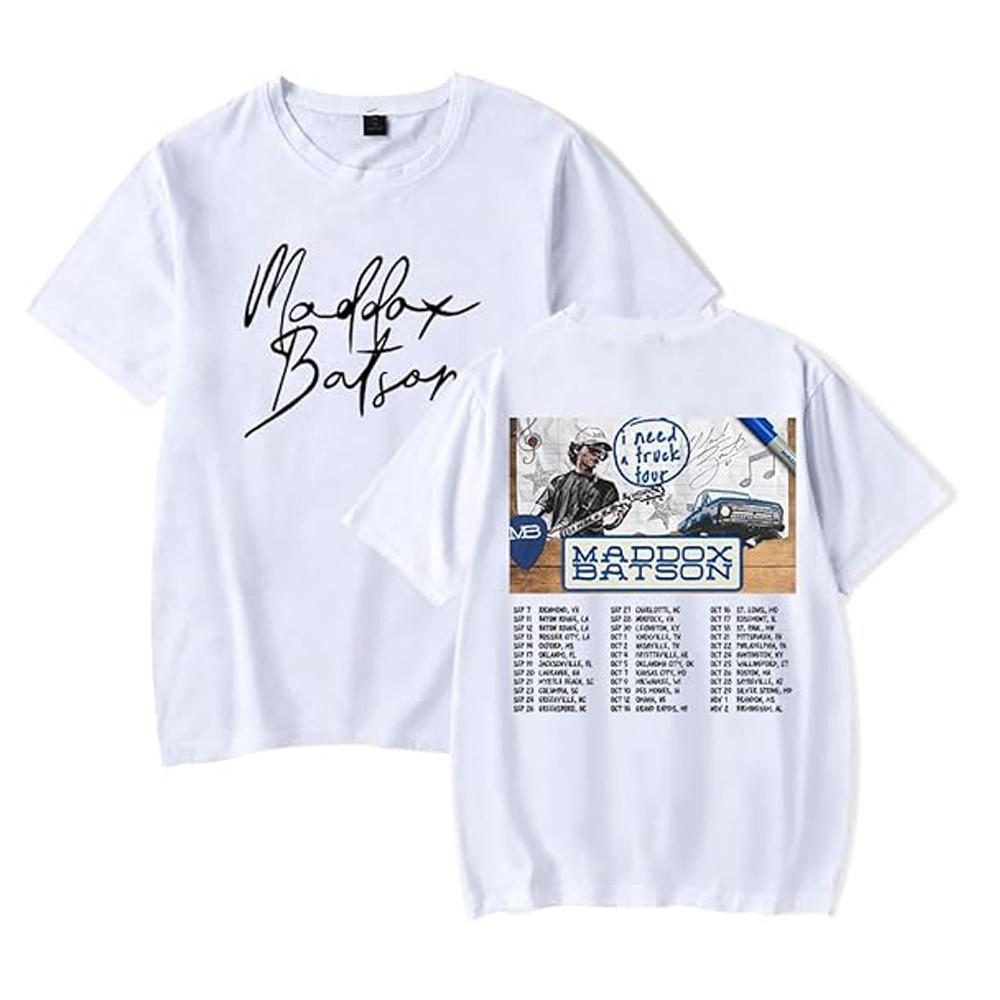Maddox Batson I Need A Truck Tour Merch TShirts Men Women Unisex Fashion Short Sleeve Tee CrewNeck Shirts