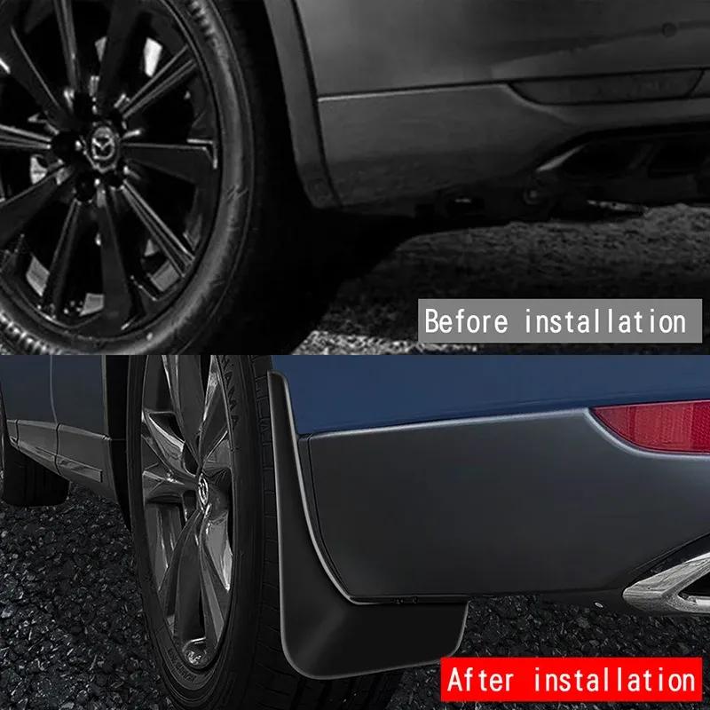 Mudguards Fender Mud Flap Guards Splash Fenders Mudflaps Modification Parts for Mazda CX-60 CX60 CX 60 2022 2023 2024
