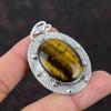 Tiger's Eye Pendant 925 Sterling Silver Pendant Handmade Dainty Jewelry Original Gemstone Pendant Engagement Gift For Bridal Stylish Jewelry