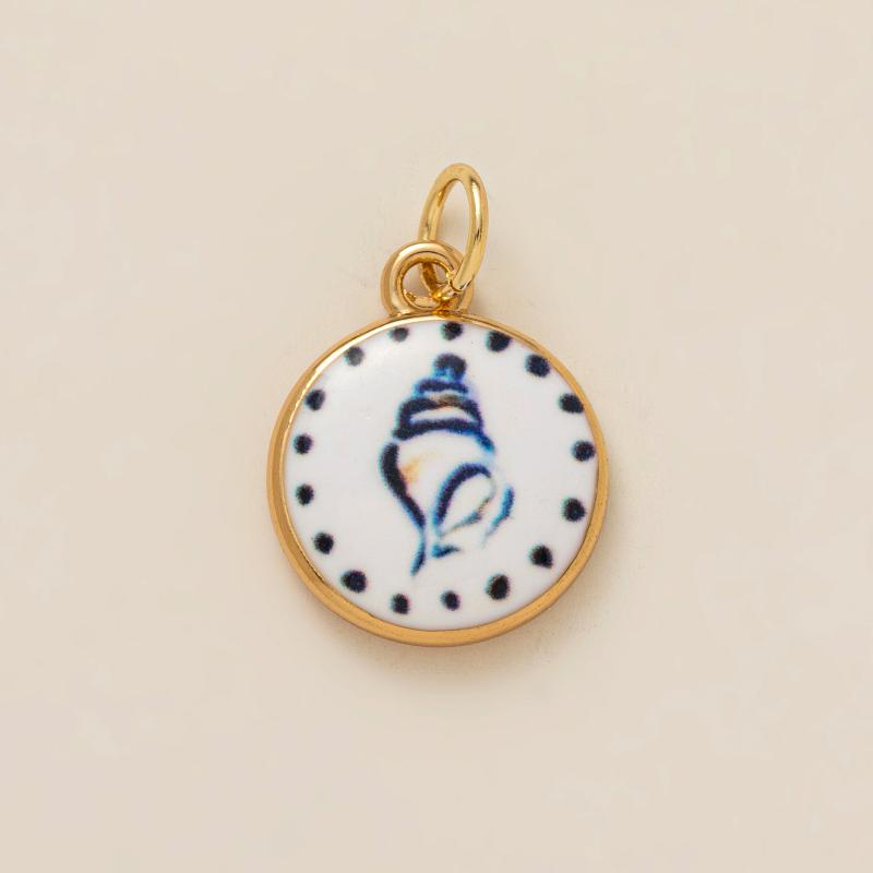 Красочный дофаминовый кулон с масляными каплями, милый кулон-шарм в виде клубничного краба, раковины сердца, для изготовления ювелирных изделий