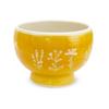 Isaozan Kiln Soup Bowl for Drinking and Eating Free Round Bowl 350cc Hasami Ware Made In Japan Wildflower Yellow J-kitchens