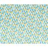 Crafty Cotton Fabric Coupon - Geometric Flames - White Background - 45 X 55 Cm