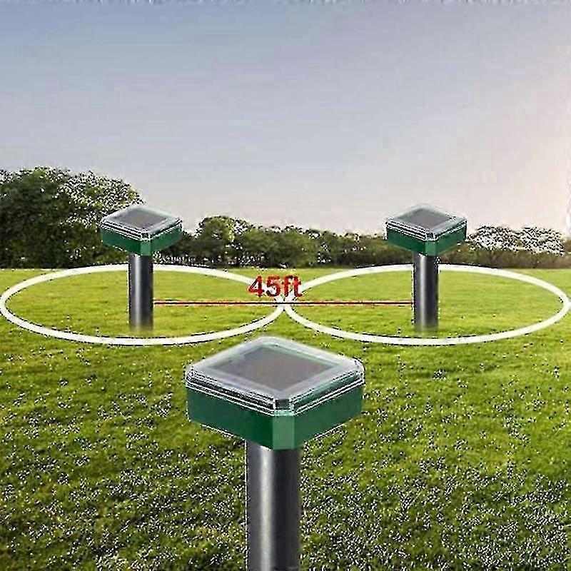 6 Pcs Solar Powered Snake Repellent For Outdoors,ultrasonic Snake Repellent,solar Snake Repellent F