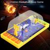 Баскетбол Настольная игра для 2 игроков Интерактивная обучающая игрушка для баскетбола с толканием пальцами Мини-баскетбольная площадка Крытый баскетбольный мяч Игра в кольцо