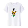 Funny Disney Cartoon Tees Mickey Mouse Pluto Graphic Woman Summer Crop Tops Mens T-Shirts Loose Clothing Grunge Y2K Blouses