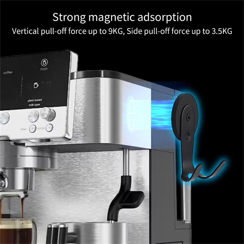 Magnetic Coffee Portafilter Holder For 51mm Espresso Handles Rustproof Designs Organizer for Espresso Accessories