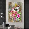 Abstract Art Colorful Flower Canvas Painting Wall Art Spring Tree Floral Posters Prints for Living Room Bedroom Home Decor